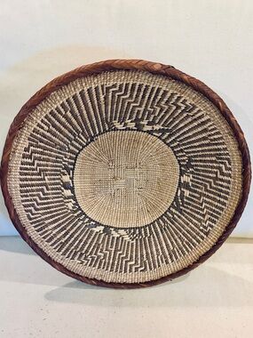 One of a Kind! NEW Woven Basket. Made by Binga people of Zambia Zimbabwe Africa
